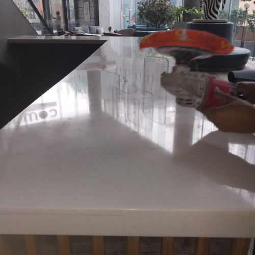 Corian Bank Counter Polishing in Delhi