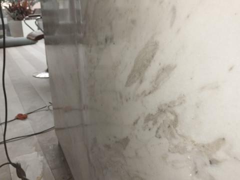 Corian Cafe Tabletop Polishing in Delhi
