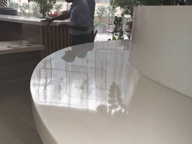 Corian Lab Tabletop Polishing in Gurgaon