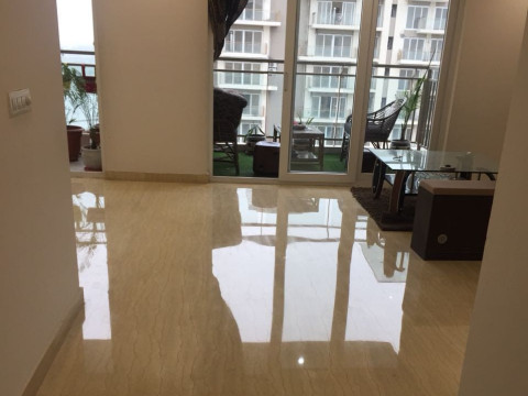 Marble Floor Polishing In Park View Apartments -Noida
