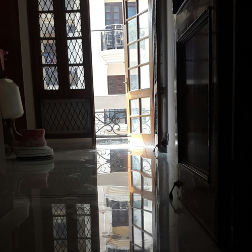 Marble Floor Polishing In Nobel Tower -Noida