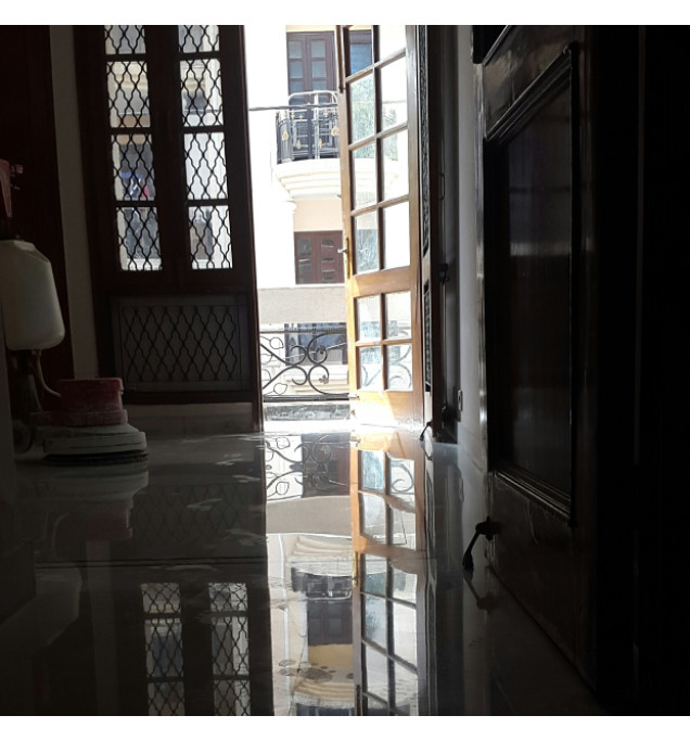 Marble Floor Polishing In Nobel Tower -Noida